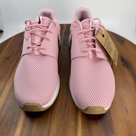 Nike Roshe Golf Next Nature Size 12 Soft Pink Spikeless Golf Shoes NEW - Picture 2 of 12